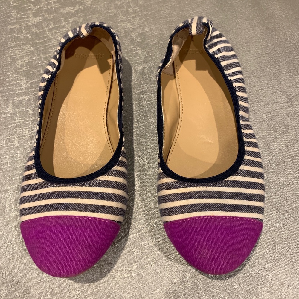 CREWCUTS GIRL'S FLATS, SIZE 4